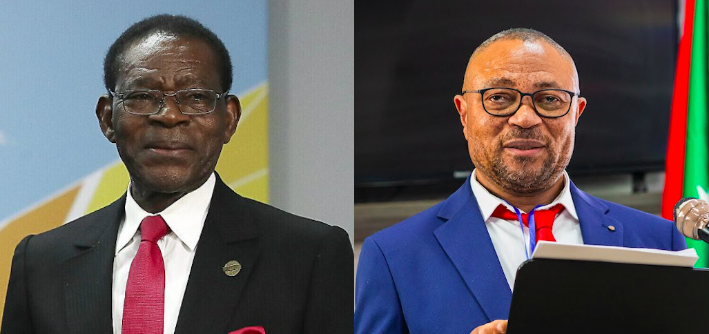 Teodoro Obiang Nguema y Orlando Cartagena Lagar.